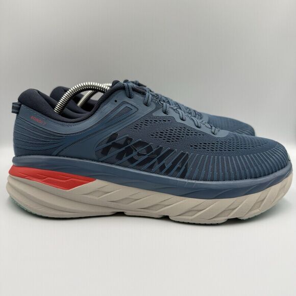 Hoka One One Other - Hoka One One Bondi 7 Men's Size 11.5 2E Blue Running Shoes Sneakers 1110518 RTOS